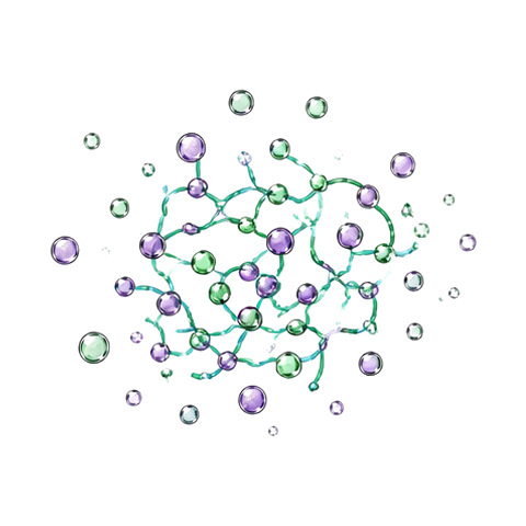 Fully exposed supramolecular network